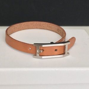 Hermes NWOT Behapi Simple Tour Leather Bracelet